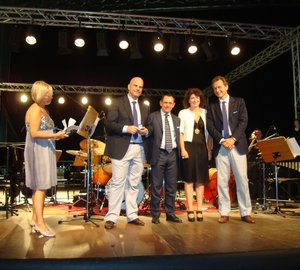 Riva shipyard awarded the Barchino d'Oro for 50 years at Genoa Boat Show