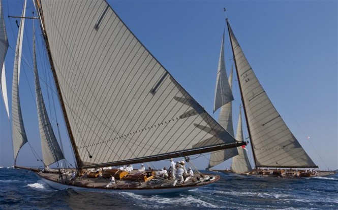 Sailing yacht MARIQUITA and CAMBRIA Photo By Rolex Carlo Borlenghi