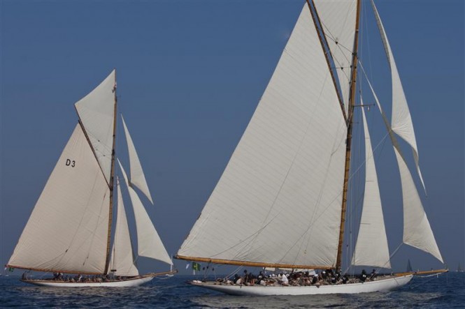 Sailing yacht TUIGA and MARISKA - Photo By Rolex Carlo Borlenghi