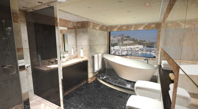 Veloce superyacht by Odyssey Yacht Design - Head