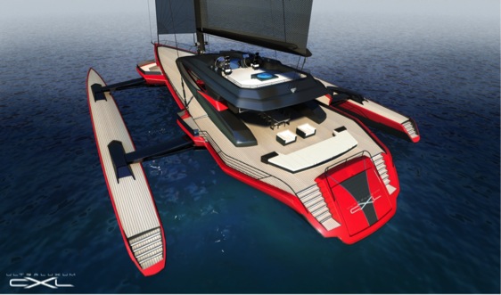 48m sailing trimaran yacht Ultraluxum CXL