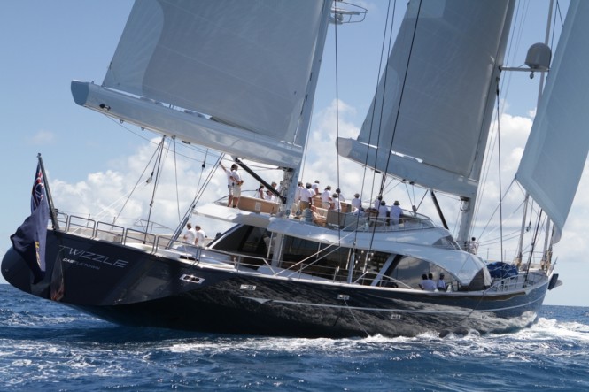 57.5m Royal Huisman luxury yacht Twizzle