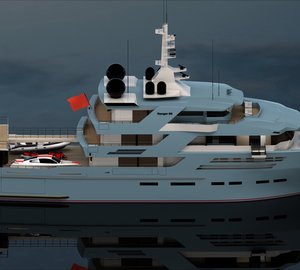 58m Explorer Yacht Ranger by ISA and Egg and Dart Design