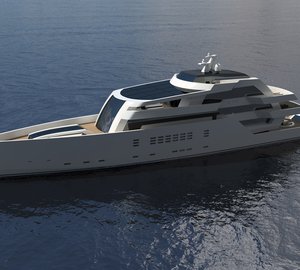 75m motor yacht R & R concept by Nick Mezas Yacht Design