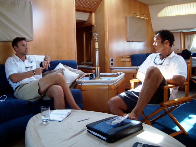 APS Indonesia Richard Loftshouse and Superyacht Captain in Bali
