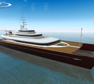Coste Design's 62m catamaran yacht 'Event Cat' with Blue Coast Yachts 