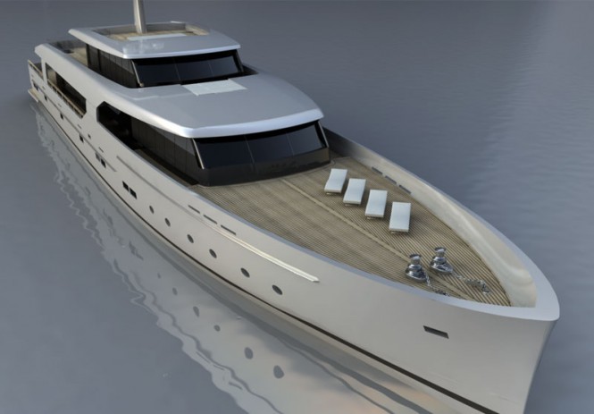 BSD147 Logica Superyacht - frontview