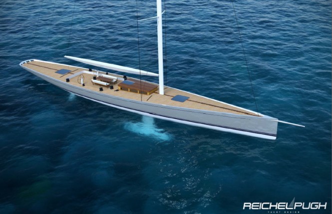 Classic Racer 115 superyacht - Credit Reichel Pugh Yacht Design