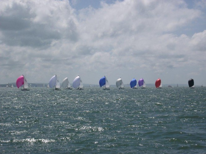 Competing in the Royal Southern’s Summer Series. Photo Phil Riley Competing in the Royal Southern’s Summer Series. Photo Phil Riley