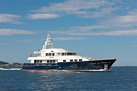 Double winner 42m motor yacht Calliope by Holland Jachtbouw
