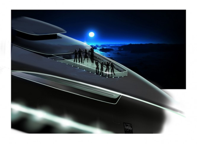 Entertainment on board of QI yacht - A 2011 Feadship Yacht Concept