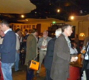 Success of ISS Membership Mixer with Blohm+Voss at METS 2011