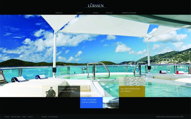 Lurssen Website Screenshot Lurssen Website Screenshot