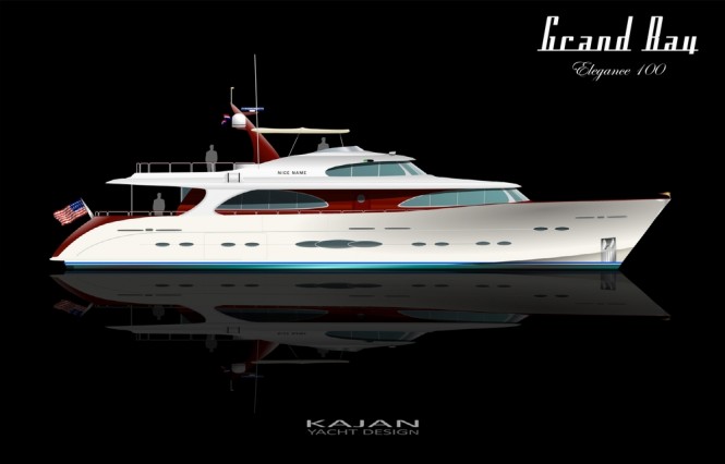 Luxury yacht ELEGANCE - white retro