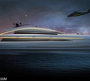 The new Motion Code: Blue 50M yacht concept