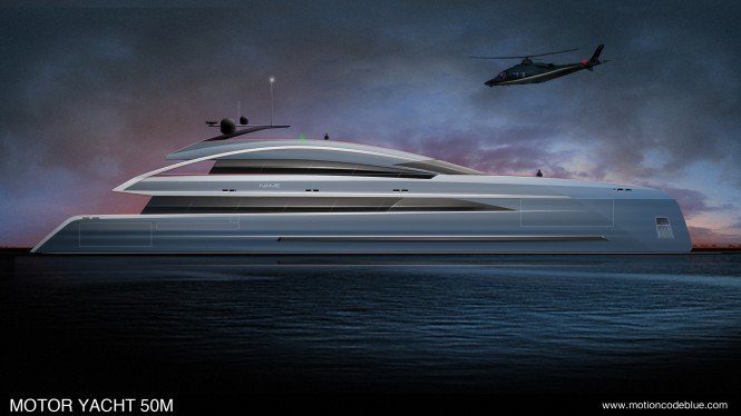 Motor Yacht MCB 50m design concept