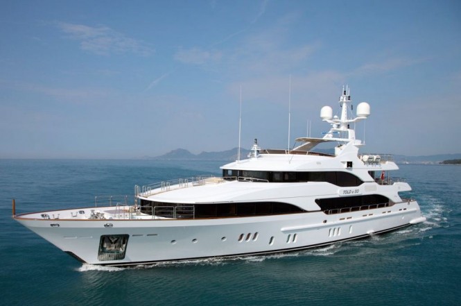 Motor Yacht TOLD U SO available for luxury yacht charters in the Maldives, Indian Ocean