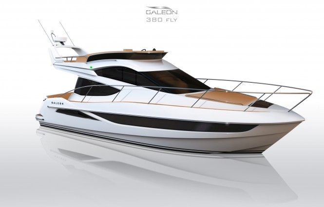 Motor yacht Galeon 380 fly - front view