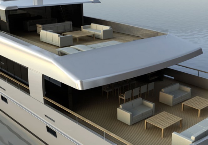 On board 45m luxury yacht Logica