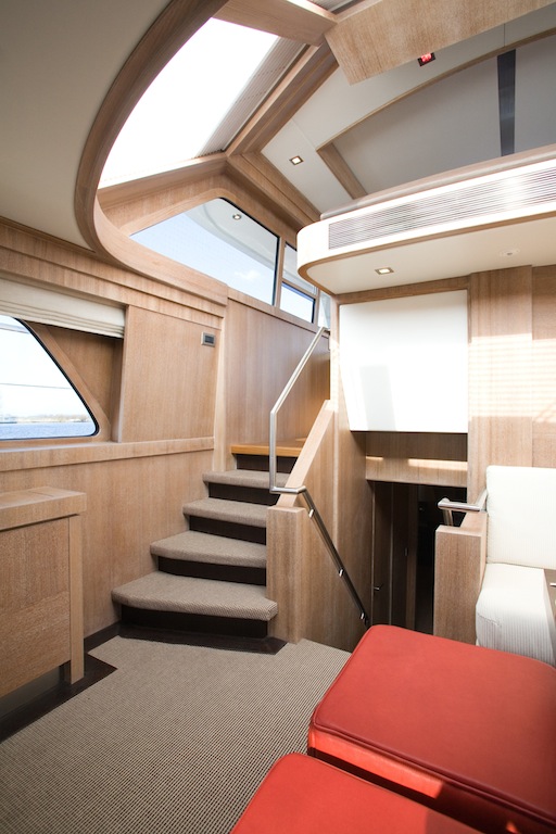 Interior of one of the Mulder Motor Yachts