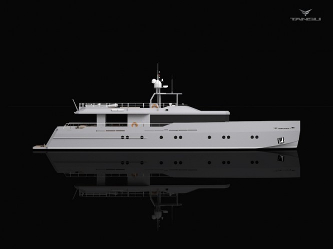 Super yacht Only Now - sideview