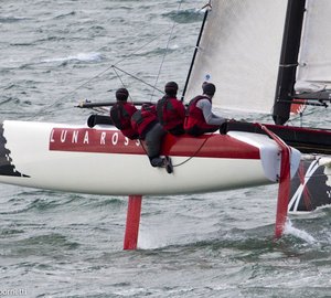 America’s Cup Luna Rossa Challenge 2013 in San Diego as observer