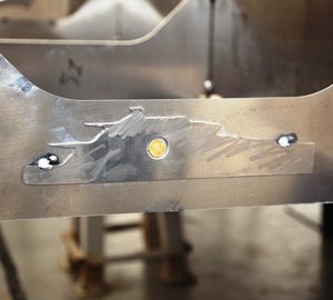 Tecnomar IMPERO 40 motor yacht keel laying ceremony