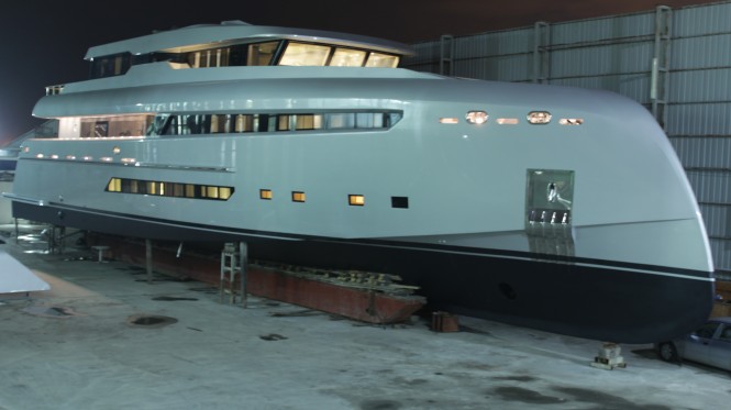 The striking 40m Project M Yacht by Bilgin Yacht designed by H2 Design