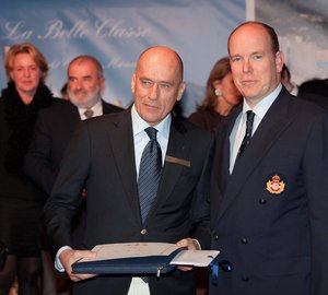 Igor Simcic, owner of Esimit Europa 2 superyacht admitted to the Yacht Club de Monaco