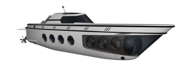 213´ luxury undersea motor yacht Phoenix 1000