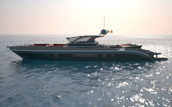 24 m Re-Set yacht by Francesco Corda of FJM Powerdesign