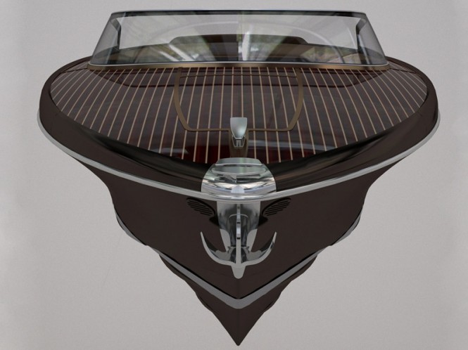 27ft motor yacht ISEO - frontview