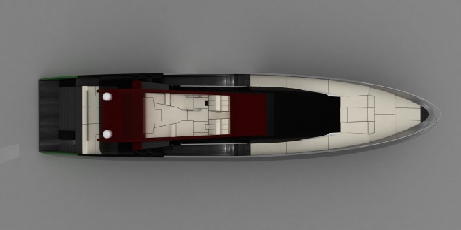 36m luxury yacht Blunt 118 by Carlo Cafiero