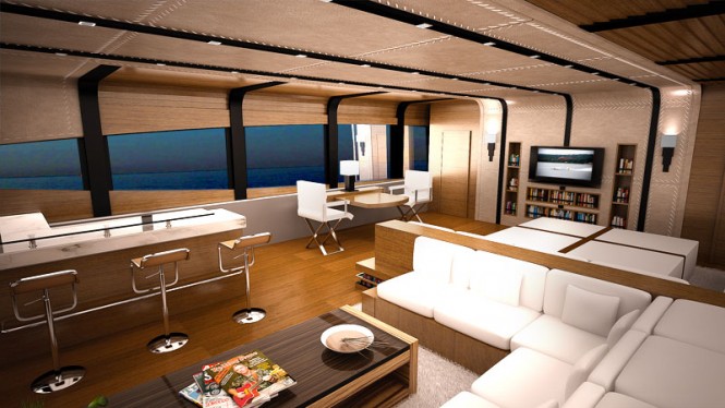 47m Super Cat 154 superyacht - Main Salon