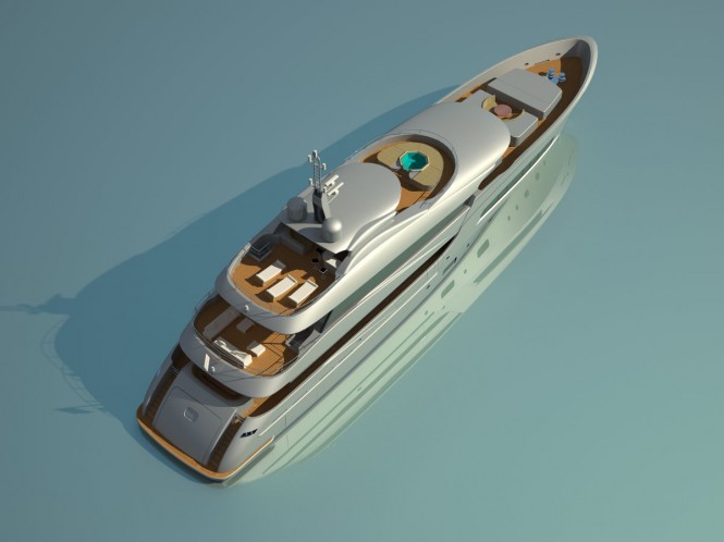 50m Luxury Yacht - Bird´s View