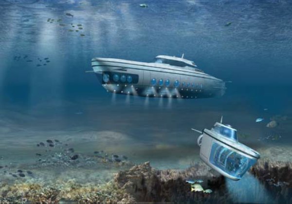 65m luxury undersea superyacht PHOENIX 1000 by US Submarines