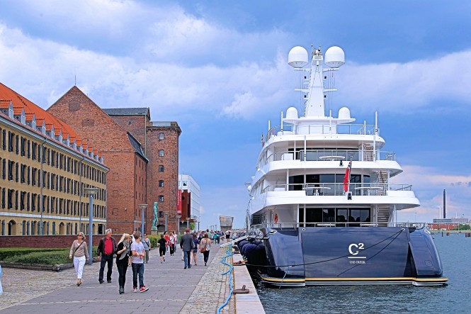 78m mega yacht C2 by Abeking & Rasmussen - Photo taken by Niels M Knudsen