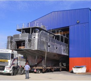 33m Alu Marine Superyacht under construction