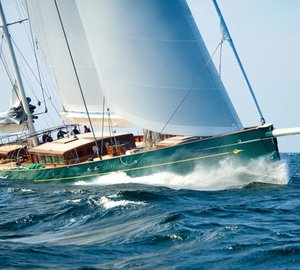 2011 Transatlantic Superyacht Regatta won by the 67m Super Yacht Hetairos 