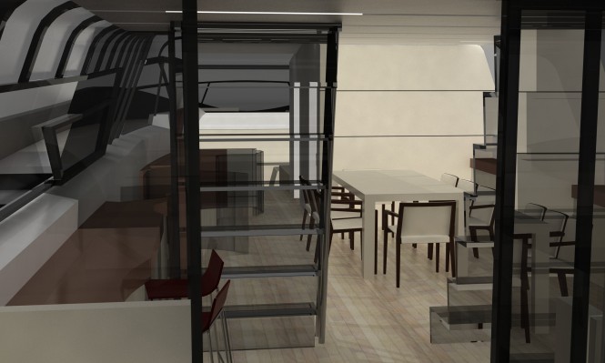 Blunt 118 Superyacht´s luxury interior