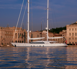 Luxury Caribbean charter on board of the stunning Perini Navi sailing yacht ROSEHEARTY 