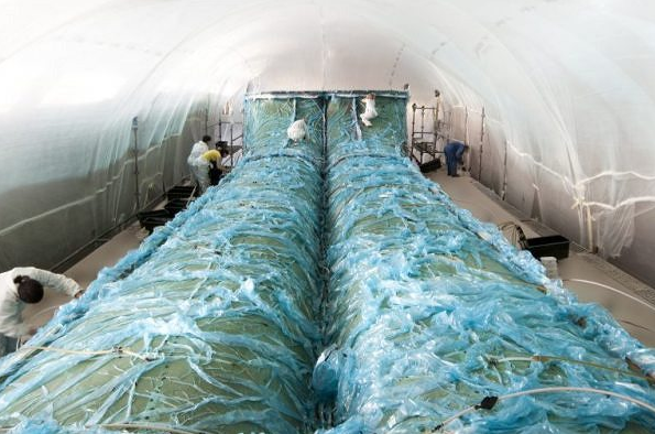 Construction in progress on the new luxury yacht 60 Sunreef power