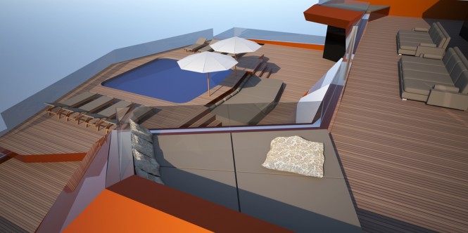 Eva Superyacht´s luxurious exterior