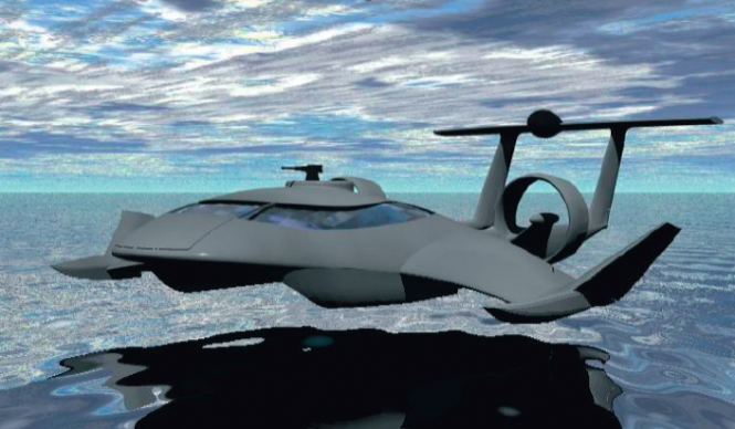 FlightShip superyacht tender/aircraft by FlightShip International United Unconventional