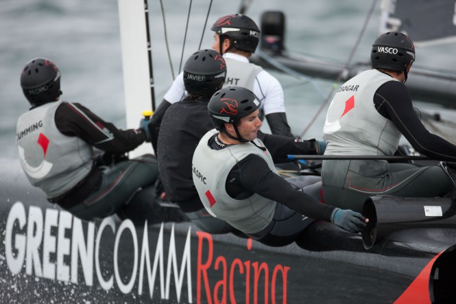 Green Comm Racing - Photo Gilles Martin Raget - ACEA- 34th Americas Cup