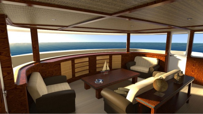 Highly-comfortable accommodation offered by Evolution Superyacht