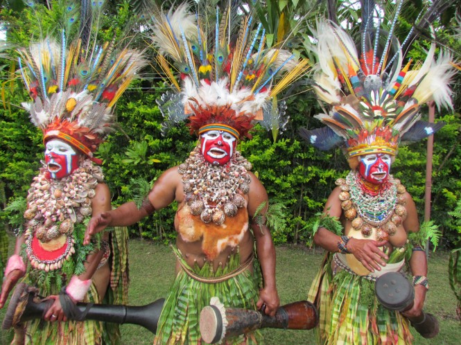 Image from the stunning Papua New Guinea yacht charter destination - welder-dancers