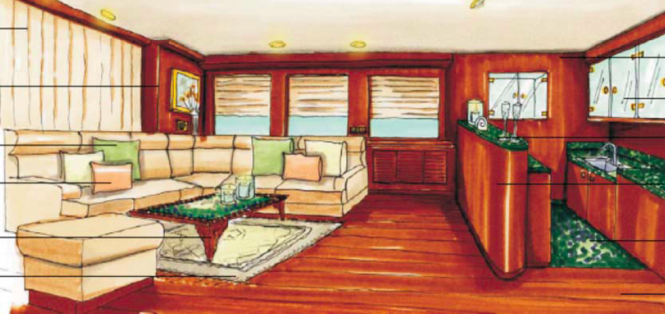 JY 116 superyacht SMILIN  G T Skylounge