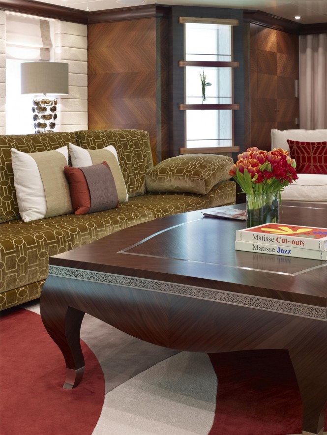 Main Saloon - Super Yacht Kaiser ©David Churchill