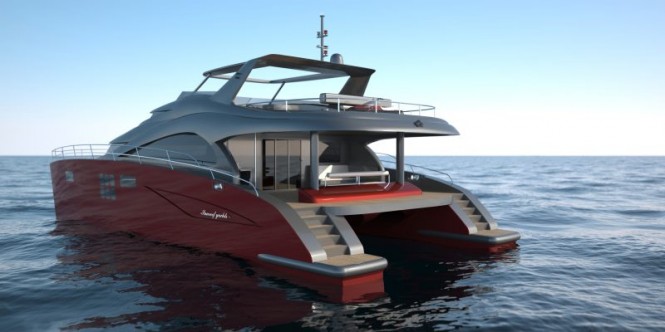 Motor Yacht 60 Sunreef Power Catamaran - Rendering - Sunreef Yachts